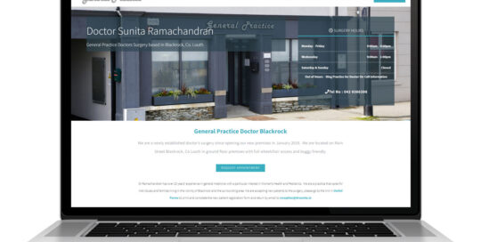 Doctor Sunita Blackrock Website Design