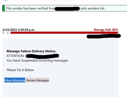 Microsoft Email – Phishing Scam Alert